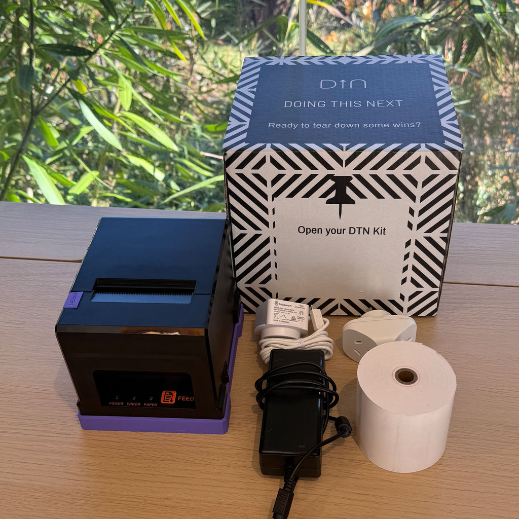 DTN Hub with box and contents